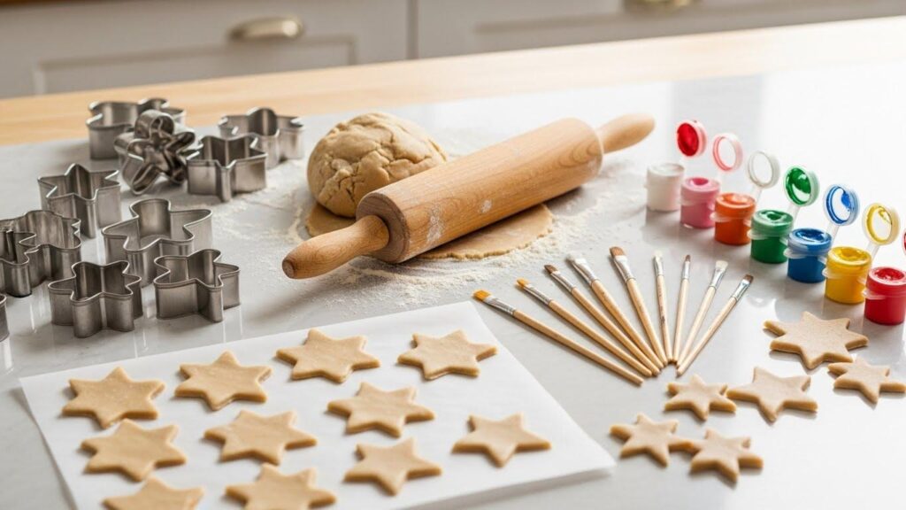 Ozdoby z masy solnej na choinkę