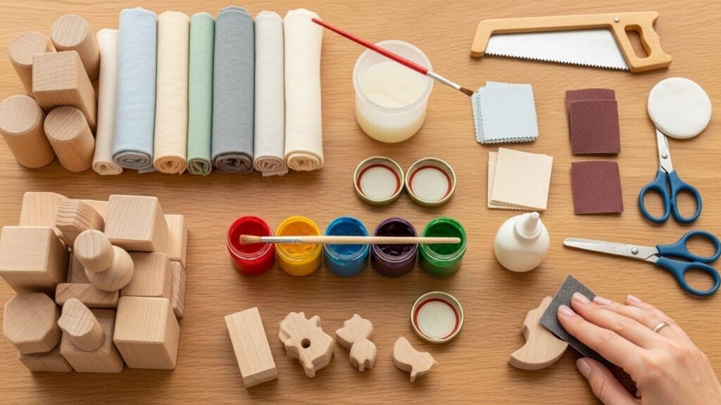 Bezpieczne materiały do tworzenia zabawek DIY