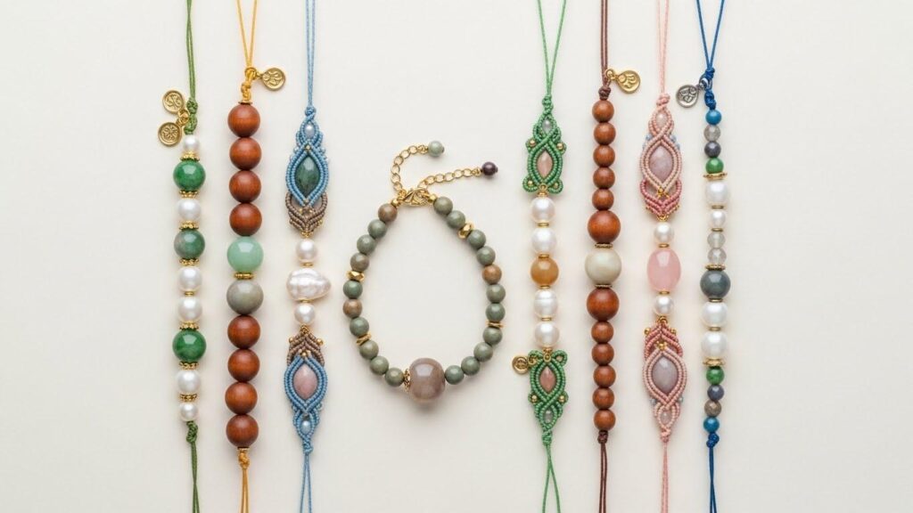 Bransoletki DIY z koralików i sznurków