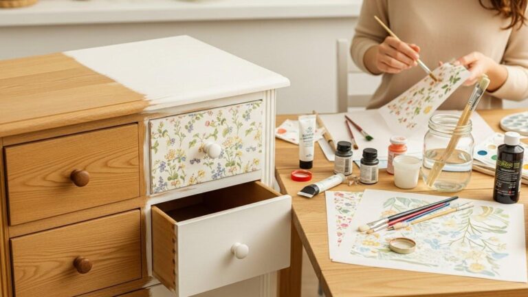 Jak odnowić stare meble metodą decoupage? Przewodnik krok po kroku