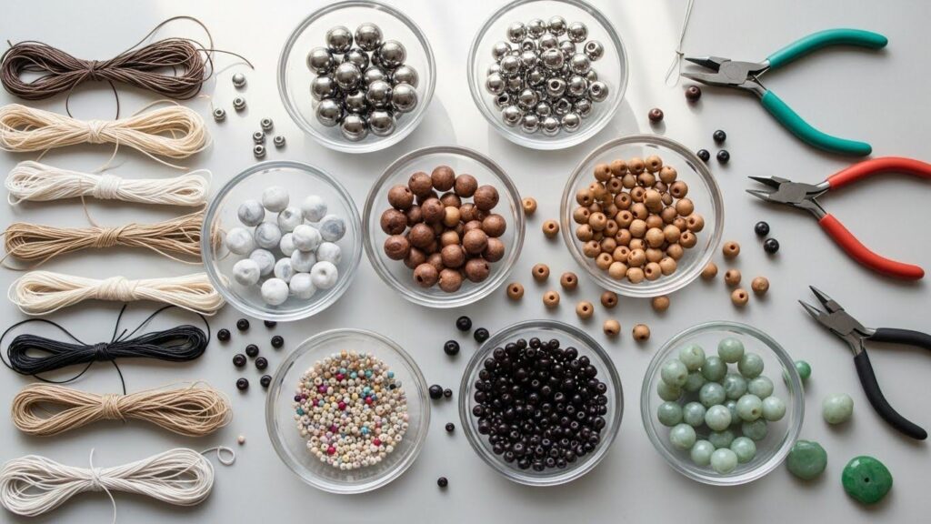 Materiały do tworzenia bransoletki