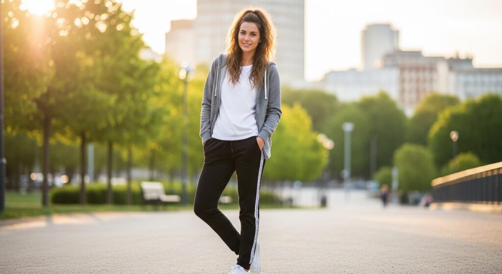 Stylizacja z dresami na co dzień