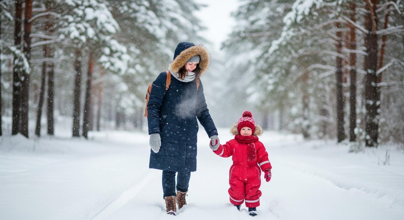 Podróż zimą z maluchem – co spakować i jak zadbać o komfort termiczny?