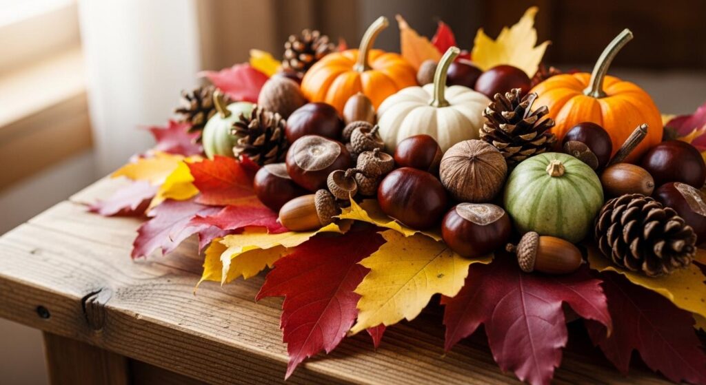 Jesienne dary natury do wykorzystania w dekoracjach