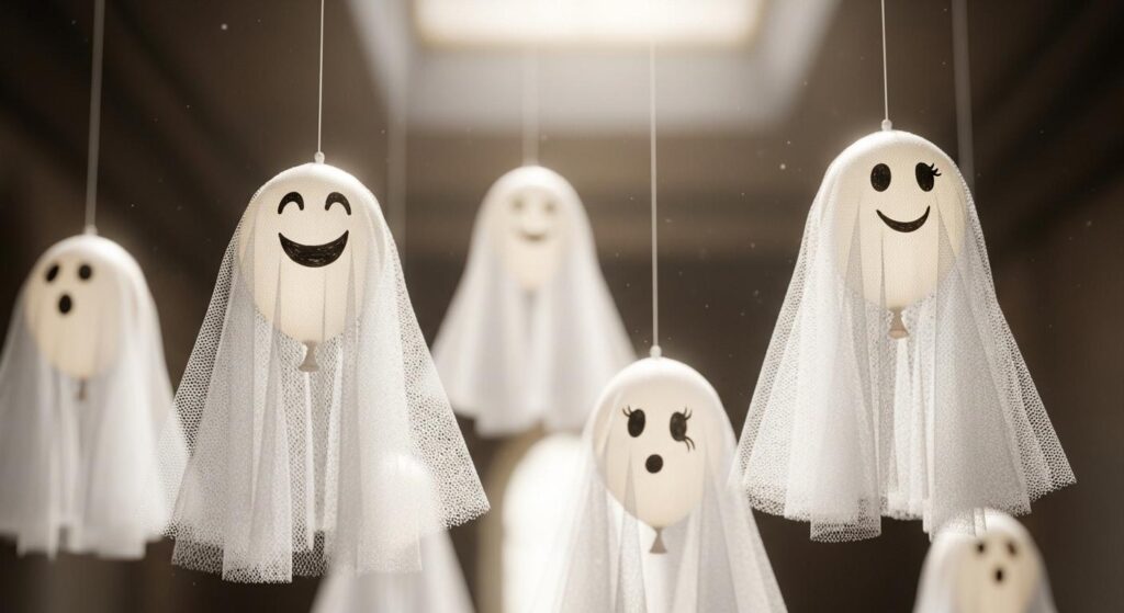 Duchy z tiulu i balonów