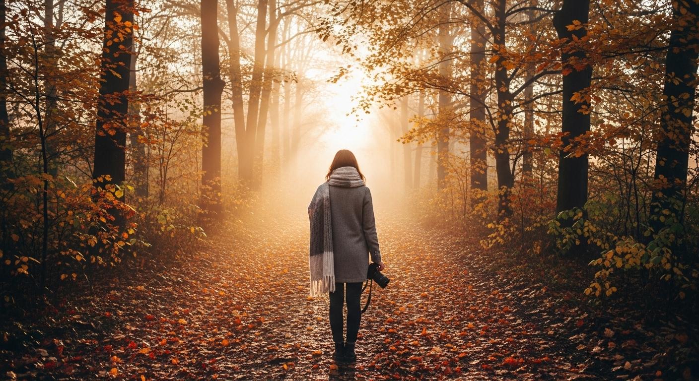 Jak fotografować jesienny krajobraz? Porady od kobiecej perspektywy