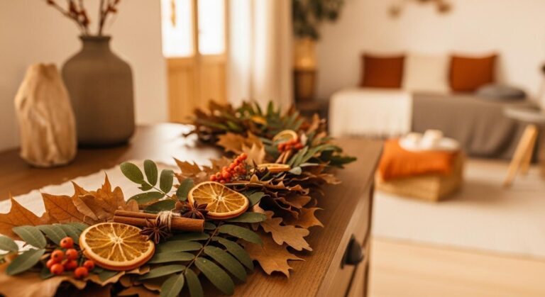 Jak zrobić girlandę z suszonych liści i owoców – naturalna ozdoba wnętrza