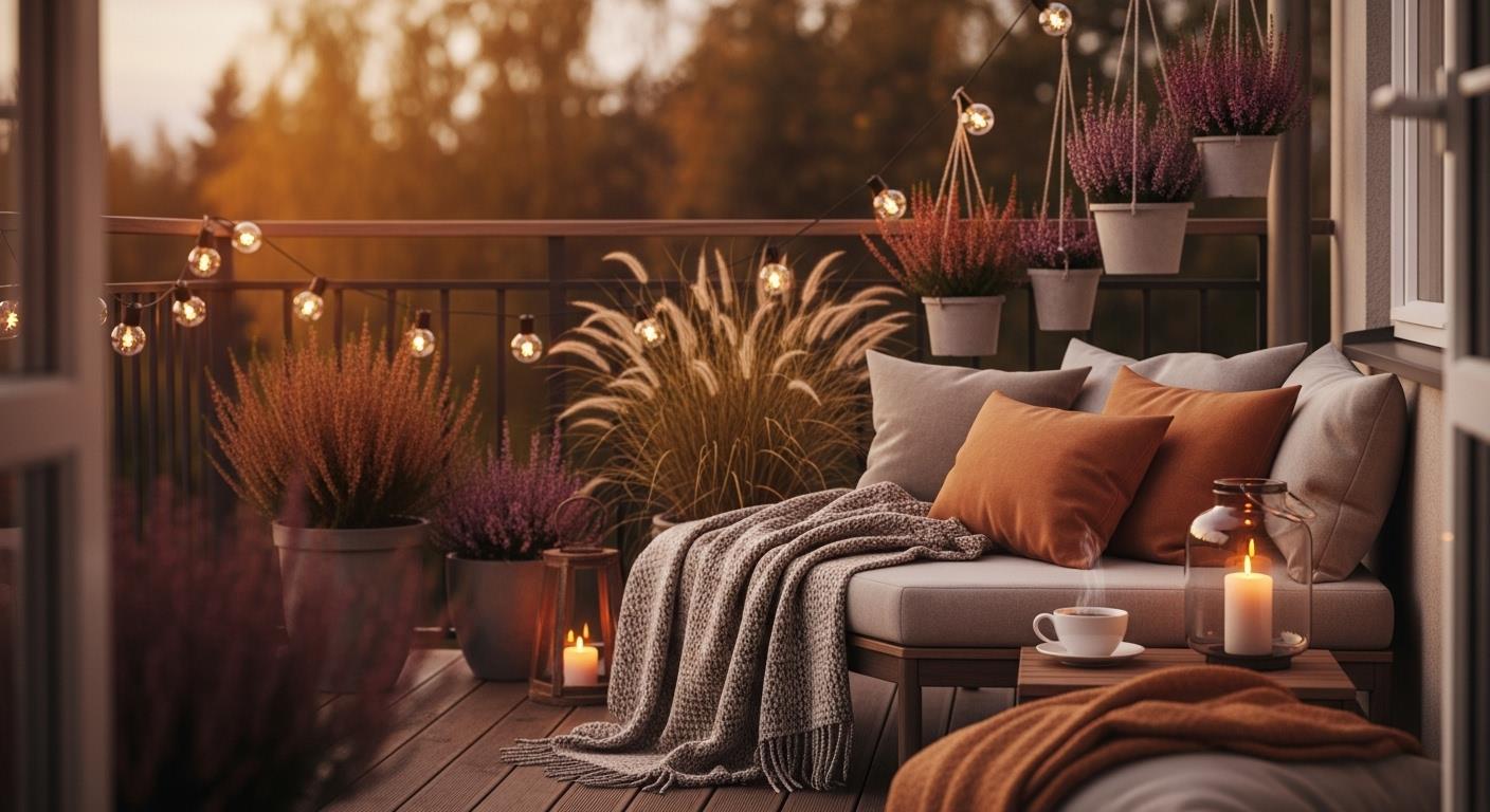 Jak stworzyć przytulny kącik w ogrodzie lub na tarasie na długie jesienne wieczory?