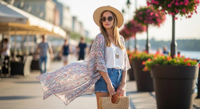 Jak nosić kimono plażowe w codziennych stylizacjach?