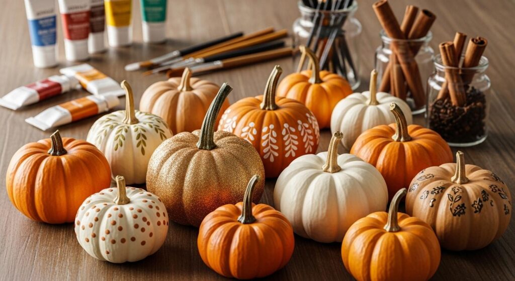 Mini dynie z masy solnej