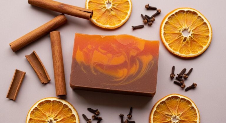 Domowe mydła glicerynowe z cynamonem i pomarańczą – jesienne SPA w 30 minut