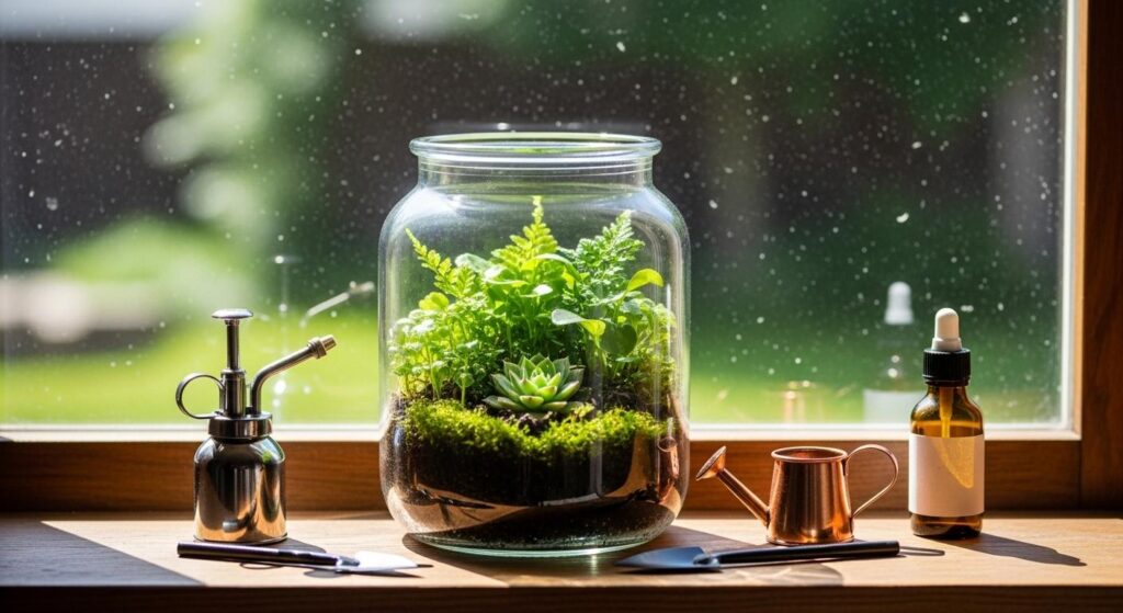 Pielęgnacja sukulentów w słoiku