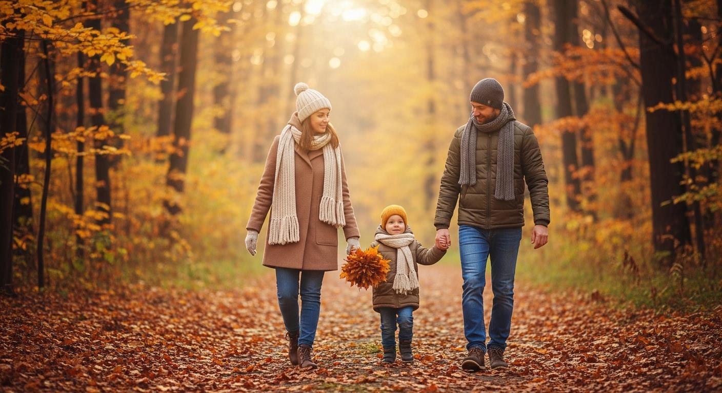 Podróż z dzieckiem jesienią – pomysły na aktywności w różnej pogodzie