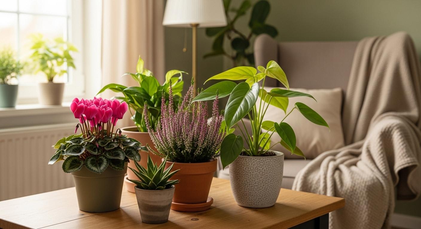 Jesienne rośliny doniczkowe do domu – które gatunki dodadzą przytulności?