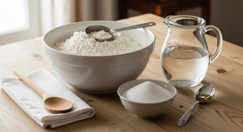 Składniki potrzebne do wykonania masy solnej