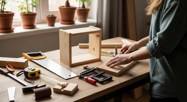 Mała stolarka DIY – jak zrobić półkę lub pudełko dekoracyjne z drewna?