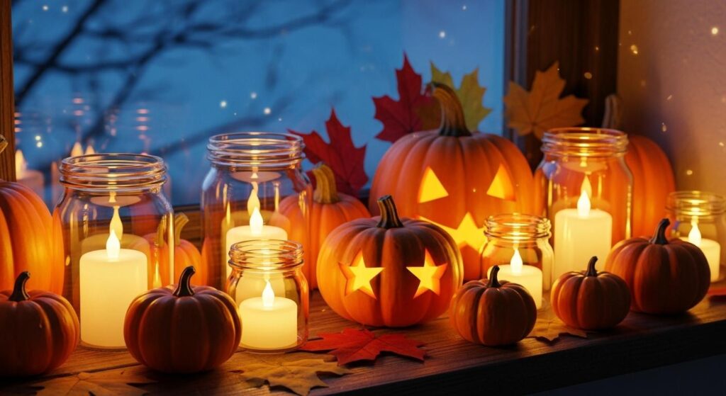 Świece w dyniach