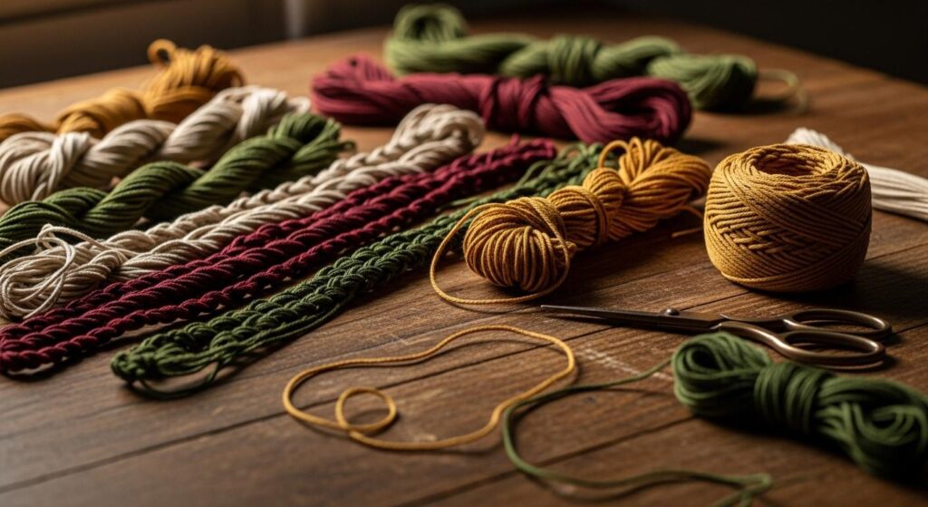 Sznurki do tworzenia makramy