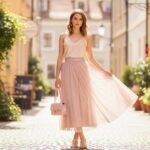 Letni romantyzm – stylizacje z tiulową spódnicą i pastelami