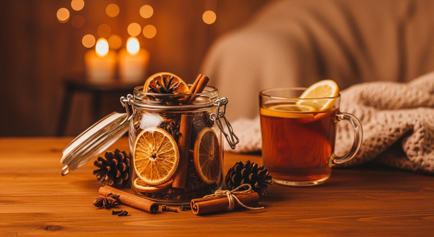 Jesienny klimat w domu – jak zrobić naturalny odświeżacz powietrza DIY