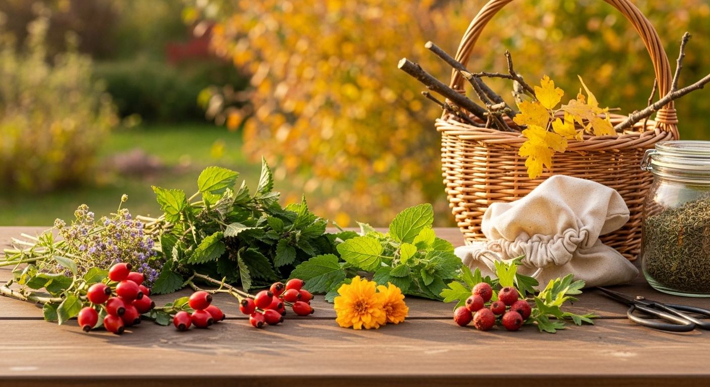 Zioła jesienią – które można jeszcze zebrać i jak je suszyć na zimę?