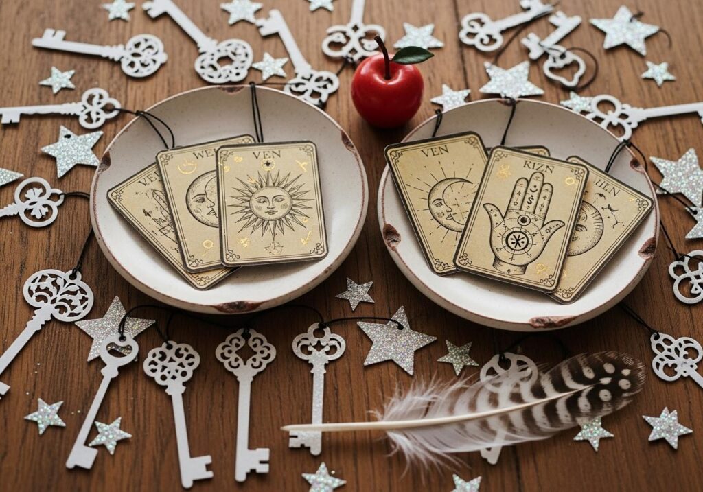 Dodatki dekoracyjne na imprezę andrzejkową