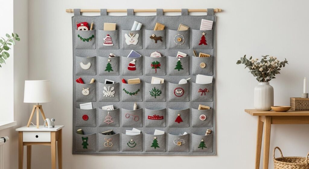 Kalendarz adwentowy DIY z filcu