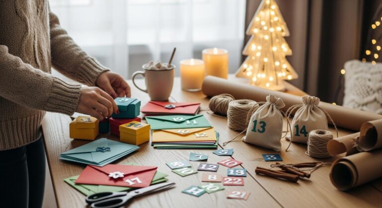 Kalendarz adwentowy DIY – 10 formatów + pomysły na „okienka”