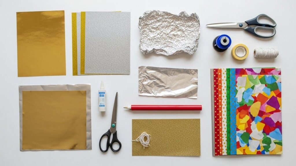 Materiały do tworzenia ozdób na sylwestra