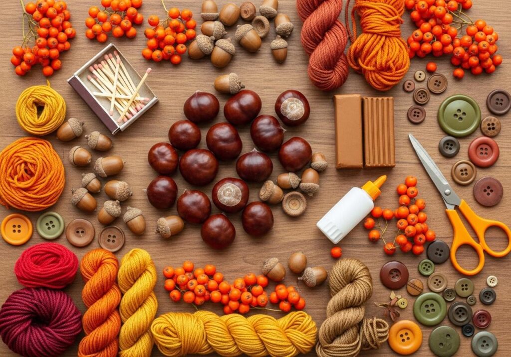 Materiały do tworzenia kasztanów