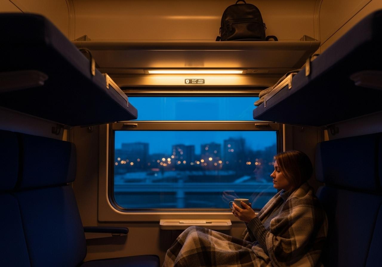 Podróże pociągiem: jak zadbać o komfort i bezpieczeństwo na trasach nocnych?
