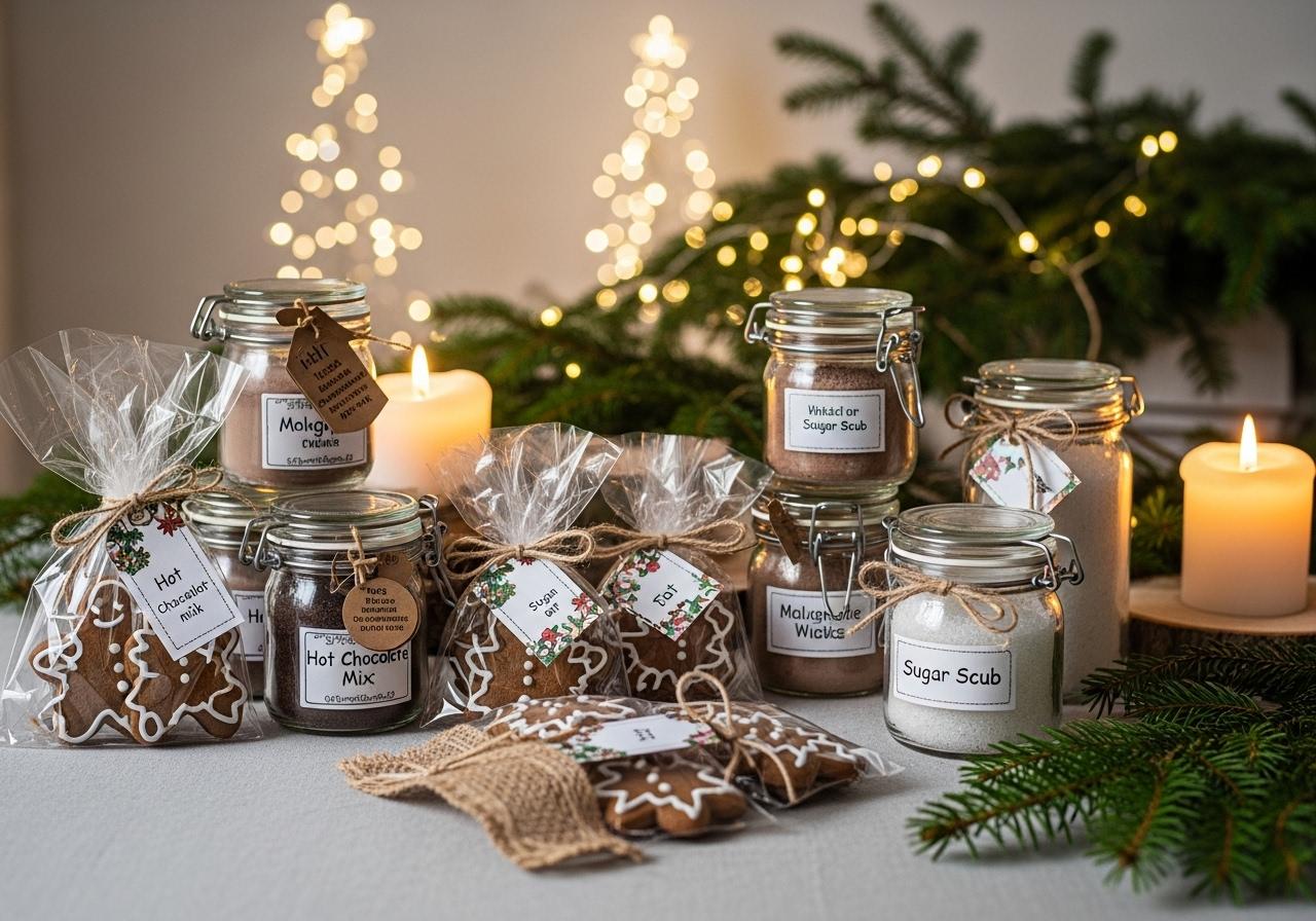 Mini prezenty na Mikołajki zrobione własnoręcznie