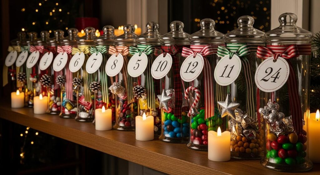 Kalendarz adwentowy DIY ze słoików