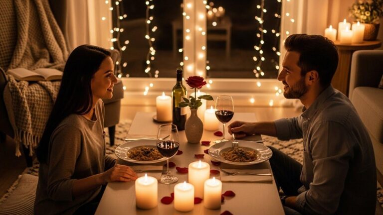 Pomysły na romantyczny wieczór w domu – bez wychodzenia i bez dużych kosztów